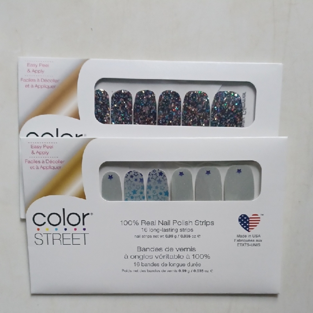 Color Street Multicolor Glitter Nail Strips